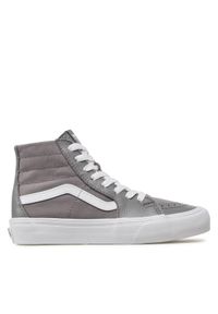 Vans Tenisówki Sk8-Hi Tapered Vr VN0009Q0BGF1 Szary. Kolor: szary. Materiał: skóra