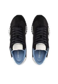 Emporio Armani Sneakersy X4X583 XN647 R327 Czarny. Kolor: czarny. Materiał: materiał #6