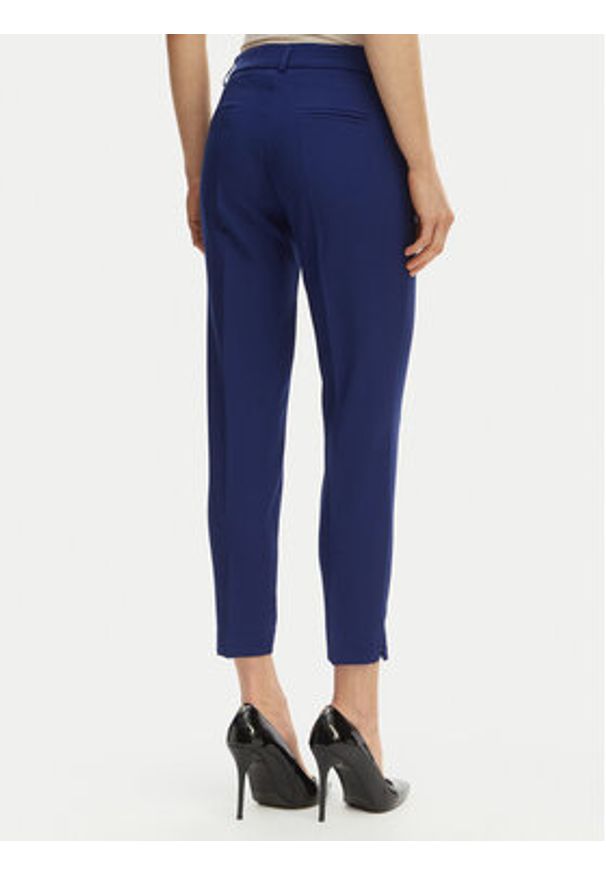 Maryley Spodnie materiałowe 26EB52Z/43FR Granatowy Regular Fit. Kolor: niebieski. Materiał: syntetyk