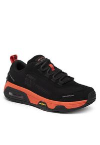 skechers - Skechers Sneakersy Brazen 232256/BKRD Czarny. Kolor: czarny. Materiał: materiał #8