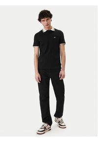 Armani Exchange Polo XM002350 AF10366 UC001 Czarny Regular Fit. Typ kołnierza: polo. Kolor: czarny. Materiał: bawełna #5