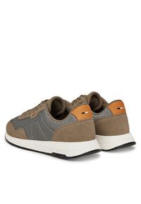 BOSS Sneakersy Titanium 50541882 Brązowy. Kolor: brązowy. Materiał: materiał #3