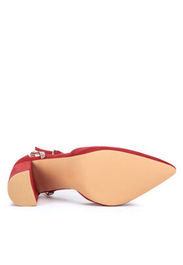 DeeZee Czółenka WSS20601-01 Czerwony. Kolor: czerwony. Materiał: materiał