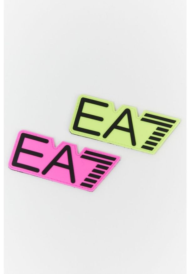 EA7 Emporio Armani - EA7 Granatowa bluza męska z wymiennym logo, Rozmiar S. Typ kołnierza: kaptur. Kolor: niebieski. Materiał: prążkowany. Wzór: aplikacja