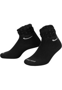 SKARPETY Nike Everyday Socken, Kobiety. Kolor: czarny. Materiał: poliester, materiał. Sport: turystyka piesza