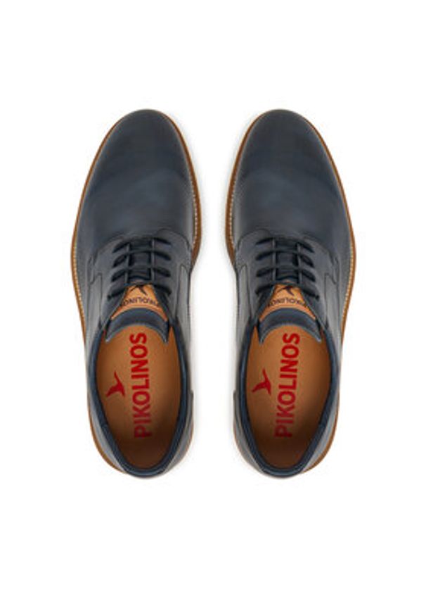 Pikolinos Półbuty Carlet M6W-4311 Niebieski. Kolor: niebieski. Materiał: skóra