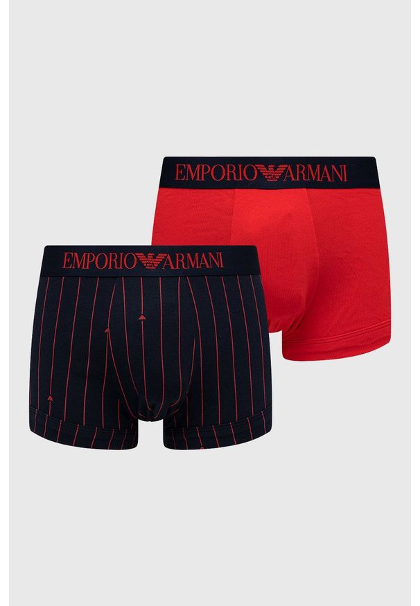 Emporio Armani Underwear bokserki (2-pack) 111210.2R504 męskie kolor czerwony. Kolor: czerwony