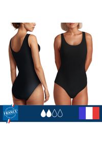 PLIM UNDERWEAR - Menstruacyjny jednoczęściowy strój kąpielowy klasyczny – średnia chłonność. Kolor: czarny