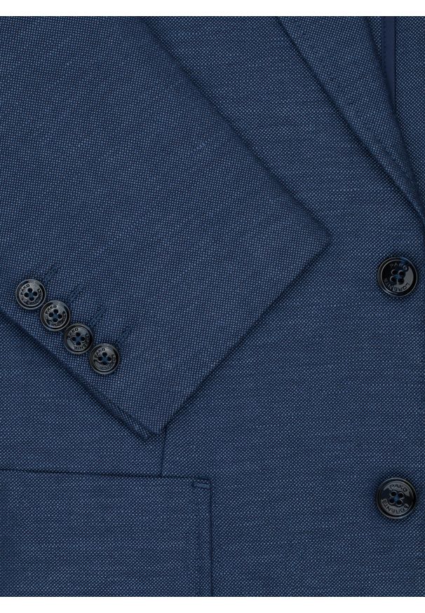 Pako Lorente - PAKO LORENTE – Granatowa marynarka z lnu. Kolor: niebieski. Materiał: len. Sezon: wiosna