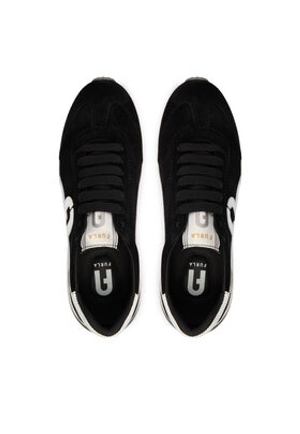 Furla Sneakersy Retro YK56RET BX0580 Czarny. Kolor: czarny. Materiał: skóra