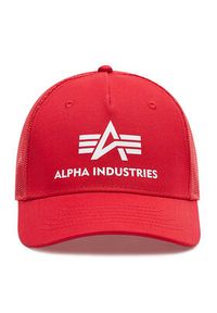 Alpha Industries Czapka z daszkiem Basic Trucker 186902 Czerwony. Kolor: czerwony. Materiał: materiał #2