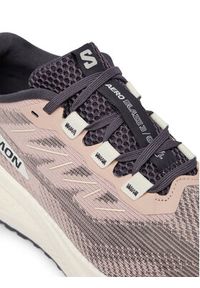 salomon - Salomon Buty do biegania Aero Blaze 3 Grvl W L49218000 Beżowy. Kolor: beżowy. Materiał: materiał #4