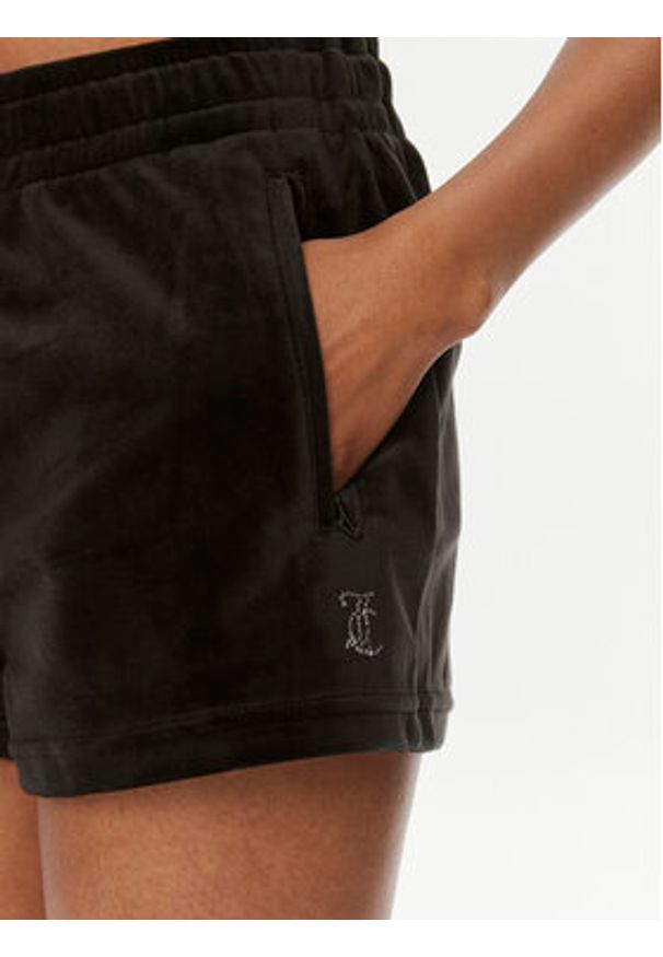 Juicy Couture Szorty sportowe Tamia JCWH121001 Czarny Regular Fit. Kolor: czarny. Materiał: syntetyk