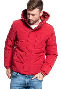 Wrangler - KURTKA ZIMOWA WRANGLER THE BODYGUARD RED W4C8WWX47 112129108. Materiał: puch. Sezon: zima #3