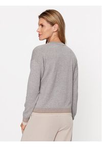PESERICO - Peserico Sweter S99496F12K Szary Regular Fit. Kolor: szary. Materiał: wełna #3