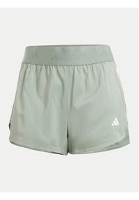 Adidas - adidas Szorty sportowe Hyperglam Woven JC7392 Zielony Regular Fit. Kolor: zielony. Materiał: syntetyk #2