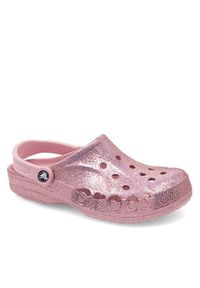 Crocs Klapki BAYA GLITTER CLOG 205925-606 Różowy. Kolor: różowy. Materiał: syntetyk #8