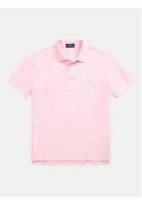 Polo Ralph Lauren Polo 710536856453 Różowy Slim Fit. Typ kołnierza: polo. Kolor: różowy. Materiał: bawełna