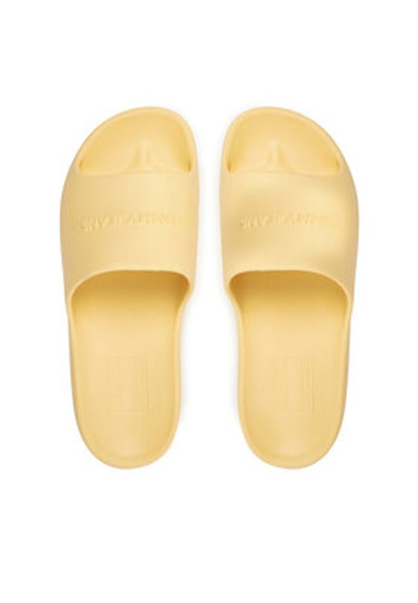 Tommy Jeans Klapki Tjw Chunky Pool Slide Ess EN0EN02879 Żółty. Kolor: żółty