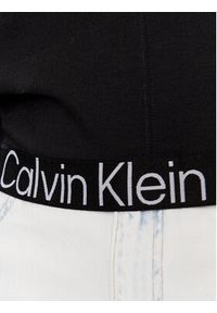 Calvin Klein Jeans Bluza J20J221413 Czarny Regular Fit. Kolor: czarny. Materiał: syntetyk