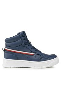 TOMMY HILFIGER - Sneakersy Tommy Hilfiger. Kolor: niebieski