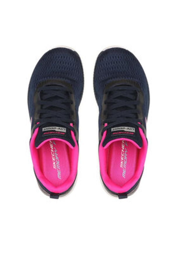 skechers - Skechers Sneakersy Quick Path 12607/NVHP Granatowy. Kolor: niebieski. Materiał: materiał