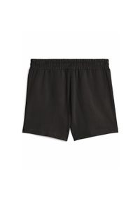 Puma - Damskie szorty ESS ELEVATED 5" ze średnim stanem PUMA Black. Kolor: czarny