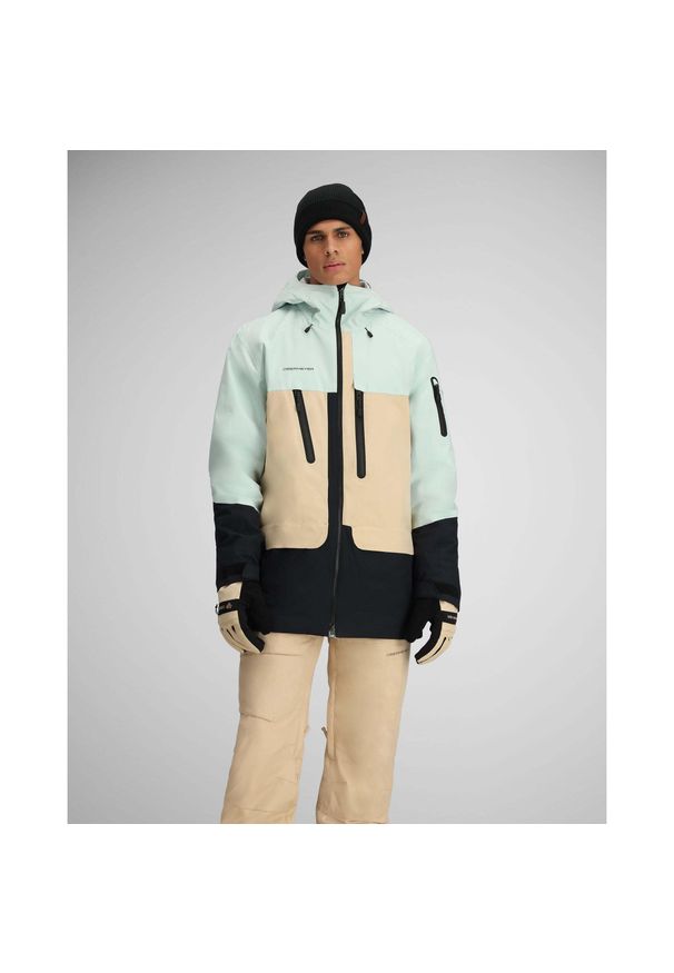 OBERMEYER - Kurtka narciarska Obermeyer Cirque. Kolor: niebieski. Materiał: materiał. Sezon: zima. Sport: narciarstwo