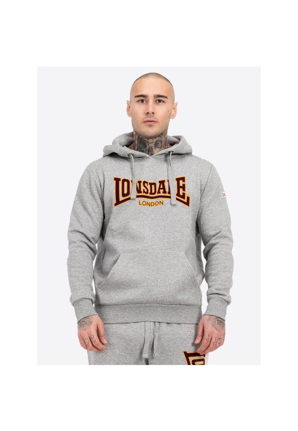 Bluza z kapturem Lonsdale Classic Ll002. Typ kołnierza: kaptur. Kolor: szary