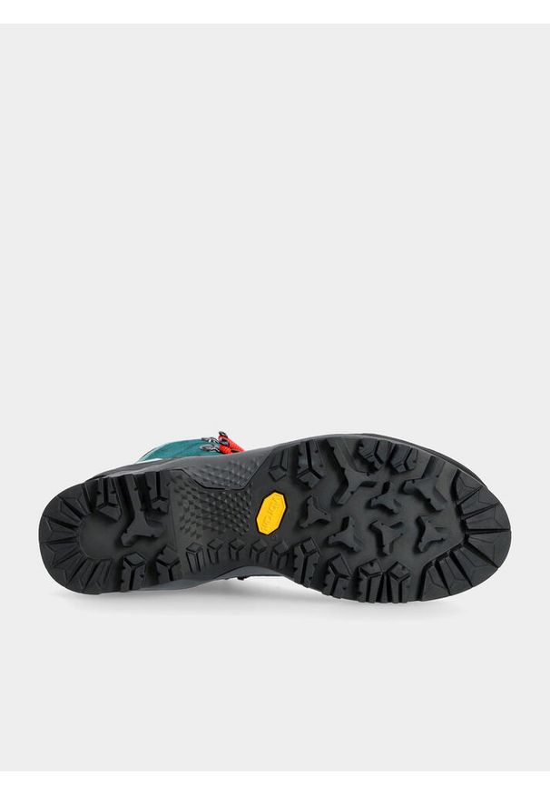 Buty trekkingowe damskie Salewa Mtn Trainer Mid Gtx. Wysokość cholewki: za kostkę. Zapięcie: sznurówki. Kolor: zielony, wielokolorowy, pomarańczowy, czarny, niebieski. Materiał: materiał, skóra, syntetyk, guma. Szerokość cholewki: normalna