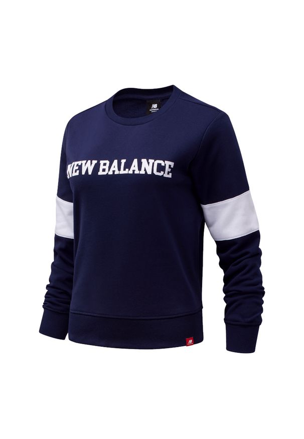 New Balance WT13807PGM. Materiał: bawełna, tkanina. Wzór: napisy, paski. Styl: klasyczny