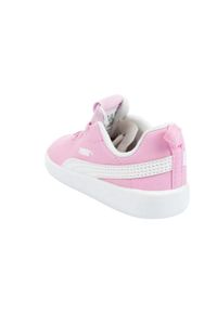 Puma - Dziecięce/niemowlęce Skórzane Buty Treningowe Courtflex Inf. Kolor: różowy. Materiał: skóra. Sport: turystyka piesza
