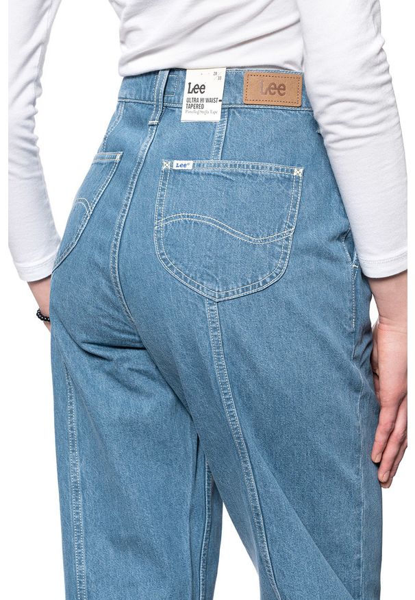 Lee - DAMSKIE SPODNIE JEANSOWE LEE Panelled Stella Tape GREY BALA L30QMMOJ 112106579