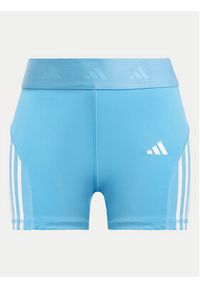 Adidas - adidas Szorty sportowe Hyperglam IR5526 Błękitny Slim Fit. Kolor: niebieski. Materiał: syntetyk #2
