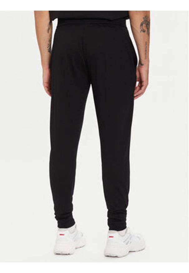 BOSS Spodnie dresowe Authentic 50545565 Czarny Slim Fit. Kolor: czarny. Materiał: bawełna