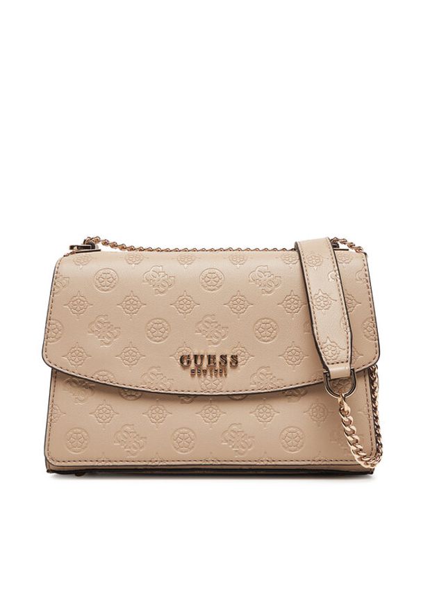 Guess Torebka Phoebe HWPD96 65210 Beżowy. Kolor: beżowy. Materiał: skórzane