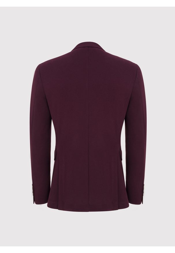 Pako Lorente - PAKO LORENTE – Dzianinowa marynarka w kolorze bordowym. Kolor: czerwony, beżowy. Materiał: dzianina. Sezon: wiosna