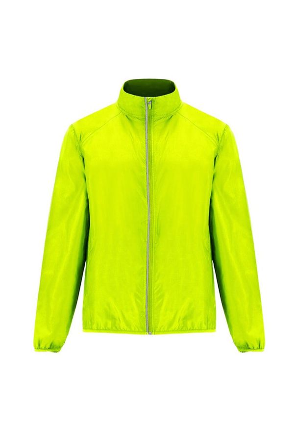 ROLY - Męska Wiatrówka Glasgow Packaway. Kolor: żółty. Sport: turystyka piesza