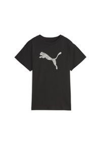 Puma Ladies T -Shirt Black XL - sportowy i wygodny. Kolor: wielokolorowy. Materiał: bawełna