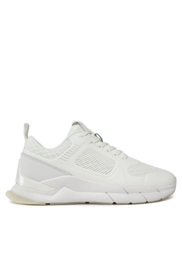 Calvin Klein Sneakersy Lace Up Runner - Caged HW0HW01996 Biały. Kolor: biały. Materiał: mesh, materiał