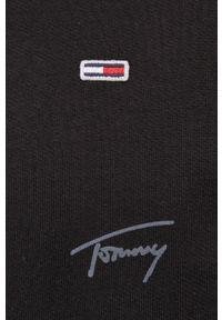 Tommy Jeans Bluza męska kolor czarny z kapturem z nadrukiem. Okazja: na co dzień. Typ kołnierza: kaptur. Kolor: czarny. Materiał: dzianina. Wzór: nadruk. Styl: casual #3