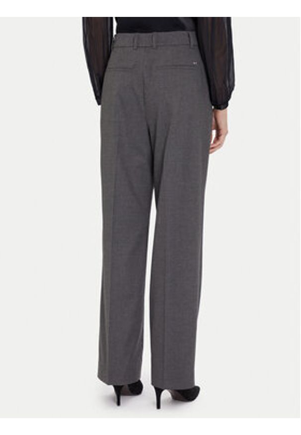 TOMMY HILFIGER - Tommy Hilfiger Spodnie materiałowe WW0WW48358 Szary Relaxed Fit. Kolor: szary. Materiał: wiskoza