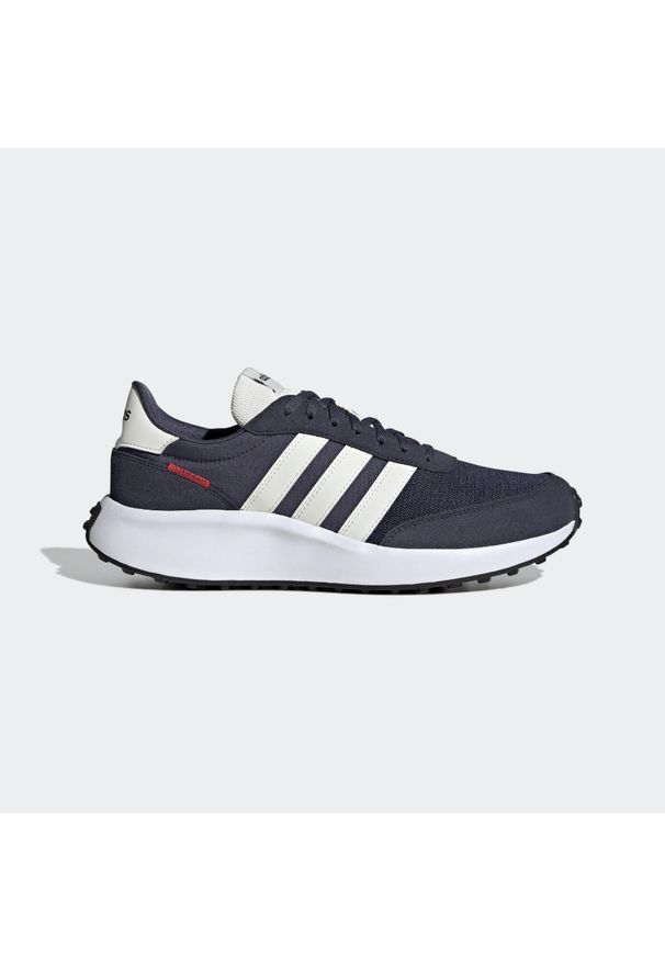 Buty do biegania Mężczyzna Adidas Run 70S niebieski. Kolor: wielokolorowy, niebieski, brązowy. Materiał: materiał. Sport: bieganie