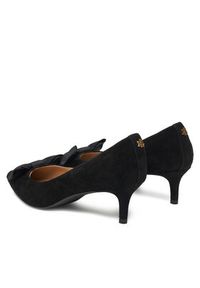 Lauren Ralph Lauren - LAUREN RALPH LAUREN Czółenka 802980116001 Czarny. Kolor: czarny. Materiał: zamsz, skóra #4