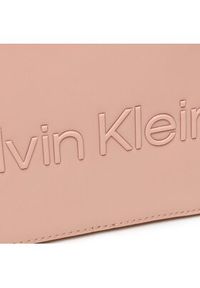 Calvin Klein Torebka Ck Set Camera Bag K60K610180 Różowy. Kolor: różowy. Materiał: skórzane
