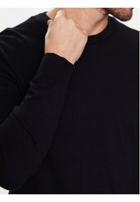 United Colors of Benetton - United Colors Of Benetton Sweter 1098U1I76 Czarny Regular Fit. Kolor: czarny. Materiał: bawełna #4
