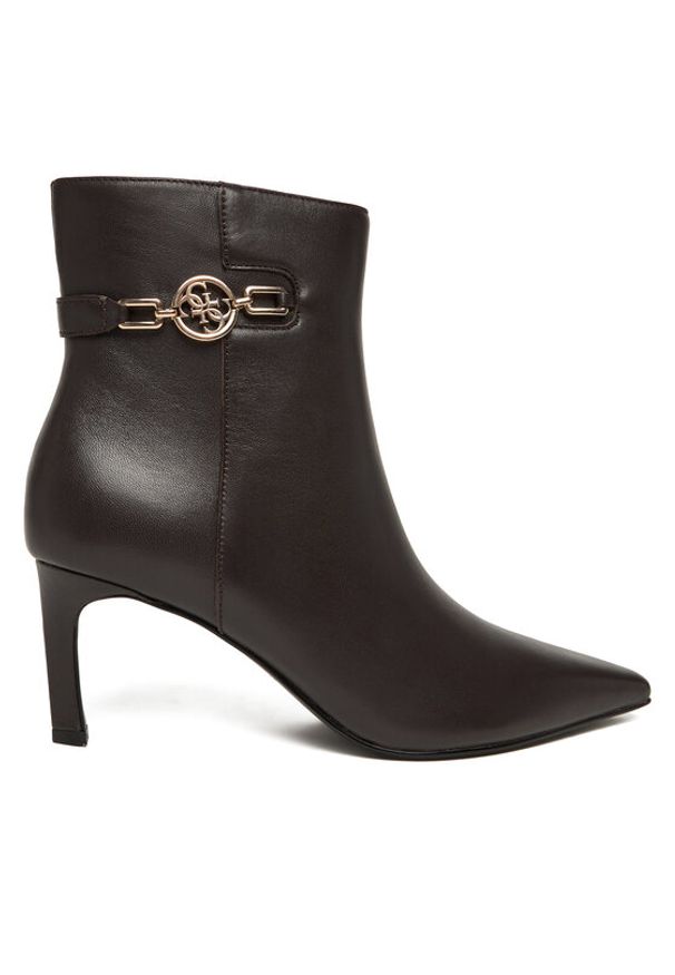 Guess Kozaki 178823 Brązowy. Kolor: brązowy. Materiał: skóra