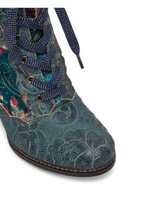 Laura Vita Trzewiki Idcano 06 Turkusowy. Kolor: turkusowy. Materiał: materiał #6