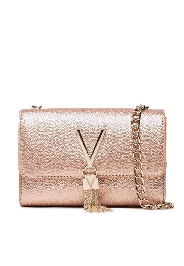 VALENTINO - Valentino Torebka Divina VBS1R403G Różowy. Kolor: różowy. Materiał: skórzane
