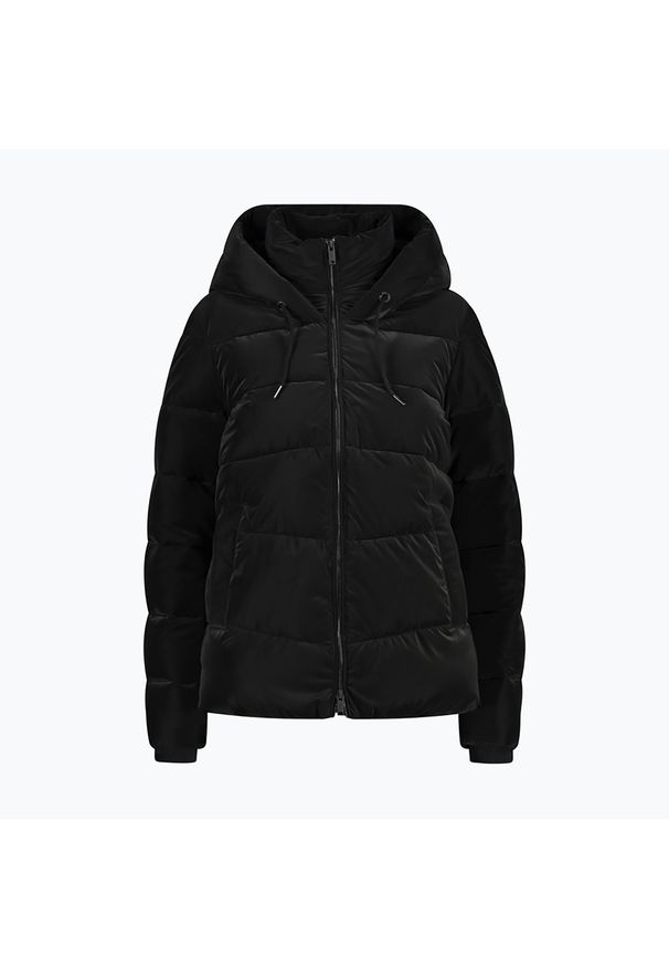 Kurtka puchowa damska CMP Fix Hood. Kolor: czarny. Materiał: puch. Sport: turystyka piesza